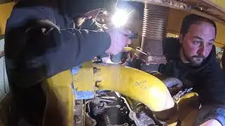 Зима вернулась, и генератор Caterpillar взорван...