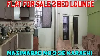 Flat For Sale | 2 Bed Lounge In Nazimabad | First Floor