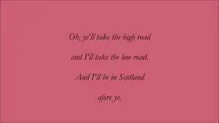 Loch Lomond (Accompaniment & Lyrics)
