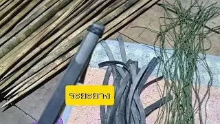 การร้อยเชือก และระยะของยาง The length and tension of the rubber band. #trap #บ่วงคานเหยียบ 