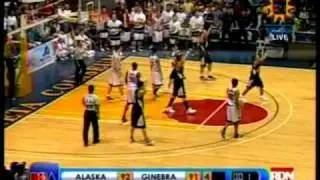 2010 PBA Semis  Skyrus Baguio Defensive Gem on Eric Menk BGK v Alaska, Game 5