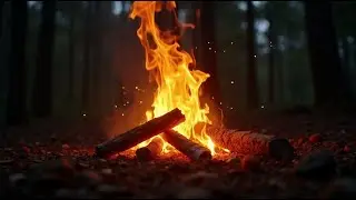 Tranquil Cracking Fire for Meditation