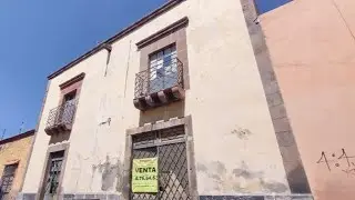 CASA EN VENTA CENTRO HISTÓRICO DE QUERÉTARO PROPIEDAD PARA RECONSTRUIR, REMODELAR, REACONDICINAR