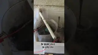 How I recover gold and silver from scrap using electricity no acid