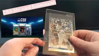 55+ CSG Card Grading Submission!!! New Company
