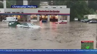 Flooding Calls For Water Rescue On Banksville Road