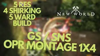 New World Greatsword / Sns 1vX Duels Opr Montage Full BiS Build & Build Included