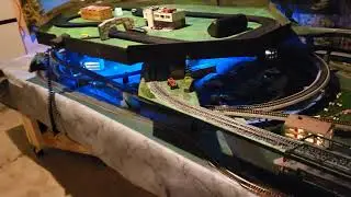 Friday Night HO Scale Train View #bachmann  #fleischmann - Subscribe y'all!