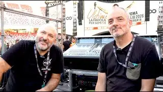 IL SOUND DI ULTIMO NEGLI STADI: MARCO MONFORTE – SOUND ENGINEER ED ENRICO BELLI ASSISTENTE REGIA FOH