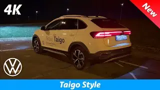VW Taigo Style 2022 &mdash; первый НОЧНОЙ образ в 4K | Экстерьер - Интерьер (детали), Окружающее освещение