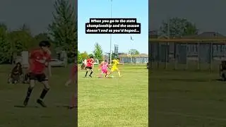 A little back heel kick to score my second soccer goal of the game during the Wisconsin state cup.