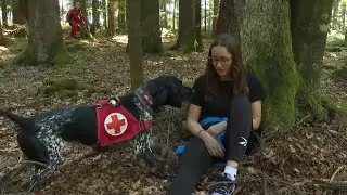 Every clue counts: Search dog team in action