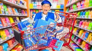 COMPRANDO MATERIAL ESCOLAR 2026 NA SUA COR PREFERIDA