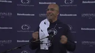 Head Coach James Franklin October 27 Post Practice Press Conference