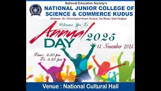 #Mahi Creation   !! National Junior College Of Science And Commerce ANNUAL FUNCTION 2025  !!