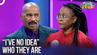 Steve's WAY OUT of His Element Here | Family Feud Classics