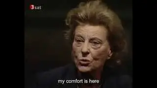 Thomas Bernhard's In Hora Mortis (recited by Marianne Hoppe) with an English translation