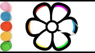 How To Draw a Beautiful Flower Drawing | Flower Drawing | Cute Flower Drawing Step by Step