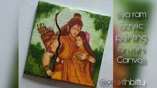 Shree ram acrylic painting tutorial video I  For beginners ❤️✌️