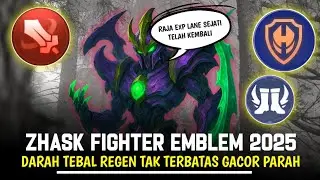 BENAR-BENAR MENGEJUTKAN ‼️ZHASK FIGHTER EMBLEM IS META 2025 - BUILD EMBLEM ZHASK 2025 TOP GLOBAL 