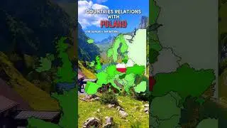 Countries Relations With Poland #countries #europe #geography #history #poland #russia #map #mapping