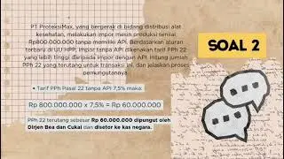 PPh Pasal 22 (Kredit Pajak #1)