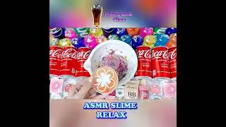 Satisfying Video How To Make Fruit Slime Mixing Coca Cola  Makeup Cosmetics
