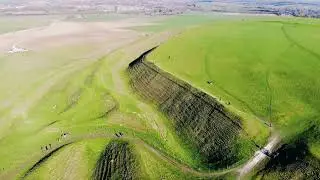 Maiden Castle by drone
