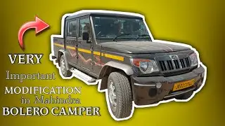 Very Important Modification In Mahindra Bolero Camper || Nitesh Motor Body || #nmb