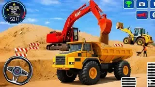 City Road Construction Simulator 3D 🚧 | Heavy Excavator & Truck (Android Gameplay)