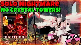 How to Beat NIGHTMARE MODE with NO CRYSTAL TOWERS! | TDX