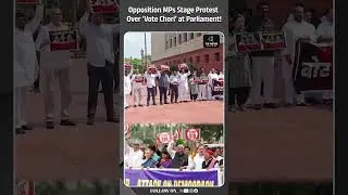 INDIA Bloc MPs Stage Protest in Parliament Over Vote Rigging Allegations| INDIABloc |