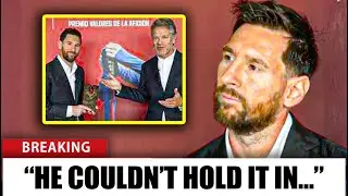 Messi Receives ANOTHER Award... and Surprises the World with His Confession