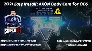 Axon Body Cam Install For OBS | EASY TUTORIAL 5-2022