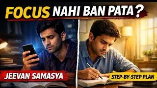 Focus Nahi Ban Pata? | Step-by-Step Focus Plan | Jeevan Samasya
