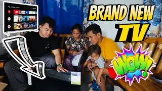 PAMILYA NG NANGANGALAKAL, MAY BAGONG SMART TV | FIRST TIME NILA MAGKAROON NETO
