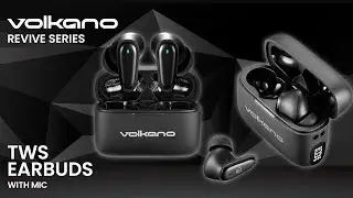 True Wireless Earphones with Mic | Revive Series | Volkano