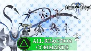 KH2: ALL Nobodies Reaction Commands