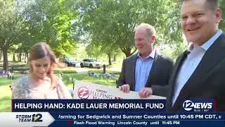 Helping Hand Grant - DeVaughn James and KWCH - Kade Lauer Memorial Fund