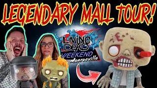 LIVING DEAD WEEKEND 2022 | DAWN OF THE DEAD MALL TOUR | WALKING DEAD FUNKO | MONROEVILLE MALL