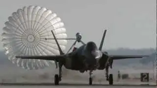 F-35A Spin Recovery Chute Test