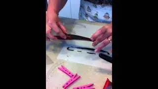 How to make choc bows - December 2011 cover - Part 1