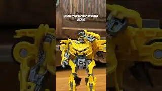 Bad mood Transformers stopmotion #shorts #transformers #funnymemes #memes #optimusprime #bumblebee