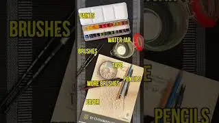 Can you relate? 😅 #watercolor #watercolorartist #artsupplies #danielsmithwatercolor #archespaper