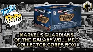 Opening up Marvel's Guardians of the Galaxy Volume 3 Collector Corps Mystery Box - Funko Pops