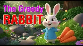 The Greedy Rabbit - A Precious Lesson about Sharing 🌈🐰🥕