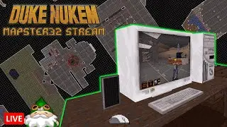 DUKE NUKEM 3D MAPSTER32 STREAM (#03):  Doodling For Aesthetics