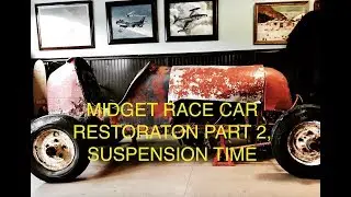 Midget Race Car Restoration Part 2, Broken Suspension