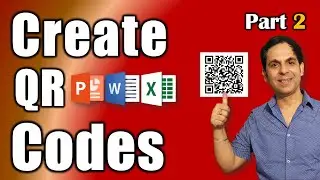 Create QR Code Part 2 | Create QR Code for FREE | Excel, Word & PowerPoint Hindi