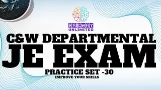 PRACTICE SET-30 | C&W mechanical LDCE Departmental je exam | RAILWAY UNLIMITED | #railway | #ldce |